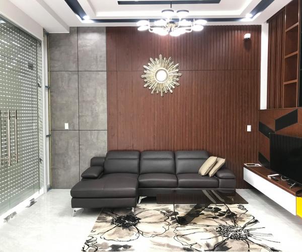 NỘI THẤT PHÒNG KHÁCH - GHẾ SOFA DA CAO CẤP GÓC L
