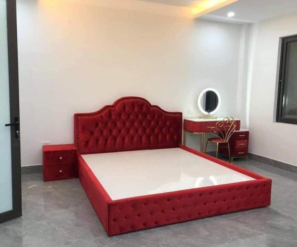 Nội Thất Phòng Ngủ - Giường Ốp Nệm Quả Trám