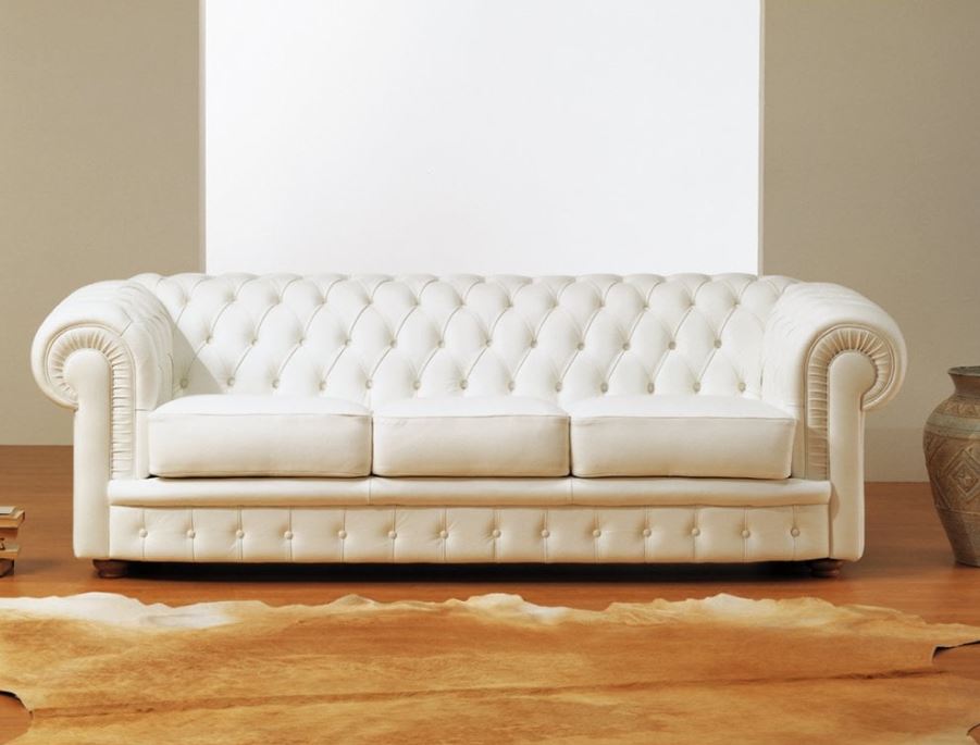 Sofa Da Màu Kem Sang Trọng Và Đẹp Nhất Hiện Nay
