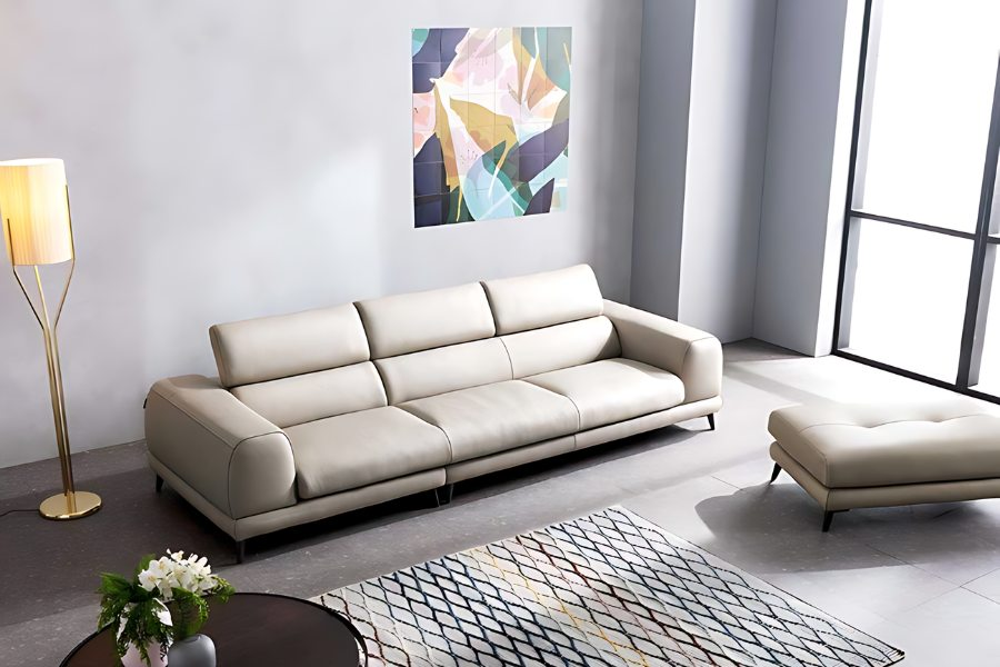 Top 10+ Sofa Da Màu Kem Sang Trọng Và Đẹp Nhất Hiện Nay