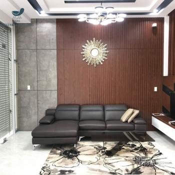 NỘI THẤT PHÒNG KHÁCH - GHẾ SOFA DA CAO CẤP GÓC L