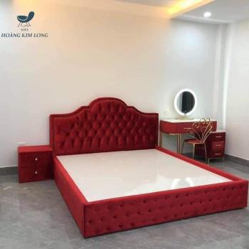 Nội Thất Phòng Ngủ - Giường Ốp Nệm Quả Trám